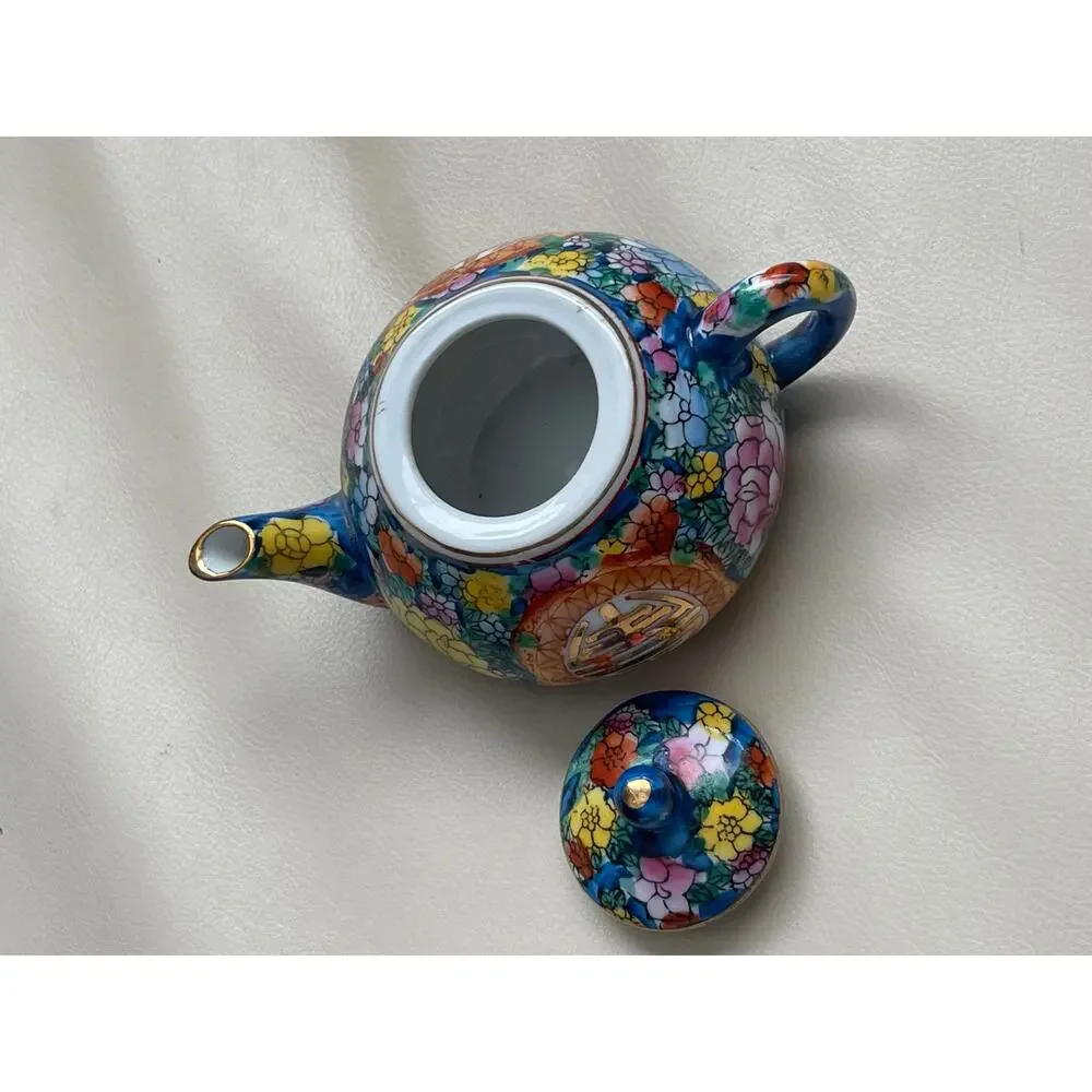 Vintage Mini Asian Japanese Teaset Tea Set Tea Pot Unique